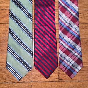 Nautica Men's Tie Set - Green, Red, and Multicolor
